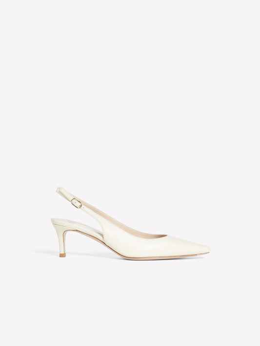 SLINGBACK IN NAPPA CREAM ADISA - Scarpe | Roberto Festa