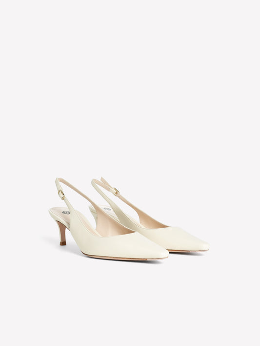 SLINGBACK IN NAPPA CREAM ADISA - Scarpe | Roberto Festa