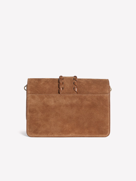 BORSA SPALLA IN CROSTA COLOR CUOIO CON CINTURA CENTRALE ALMA - Borse | Roberto Festa