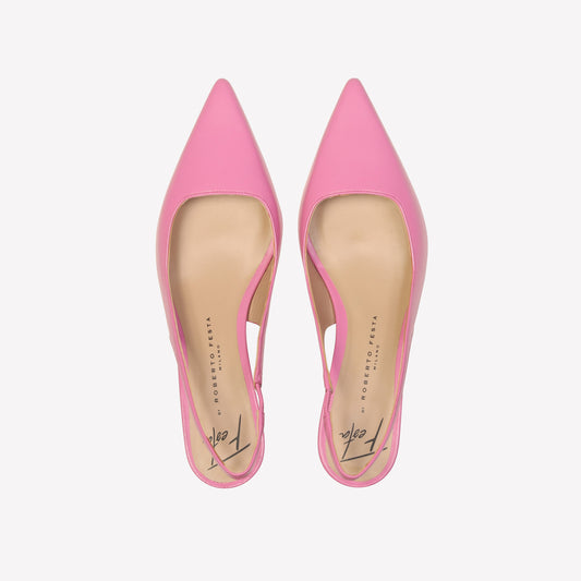 slingback in nappa kiss arabel - Rosa | Roberto Festa
