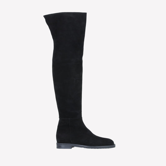 BOOT IN CAMOSCIO COLOR NERO ARVID - Nero | Roberto Festa