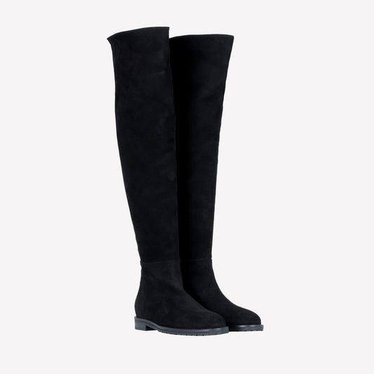 BOOT IN CAMOSCIO COLOR NERO ARVID - Nero | Roberto Festa