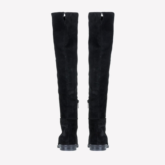 BOOT IN CAMOSCIO COLOR NERO ARVID - Nero | Roberto Festa