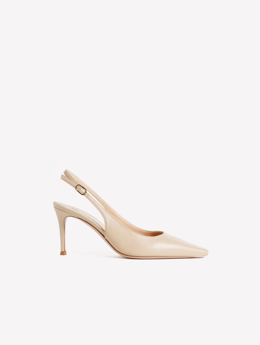 SLINGBACK IN NAPPA COLOR NUDE CON TACCO MEDIO ATLANTE - Spring Summer Preview | Roberto Festa