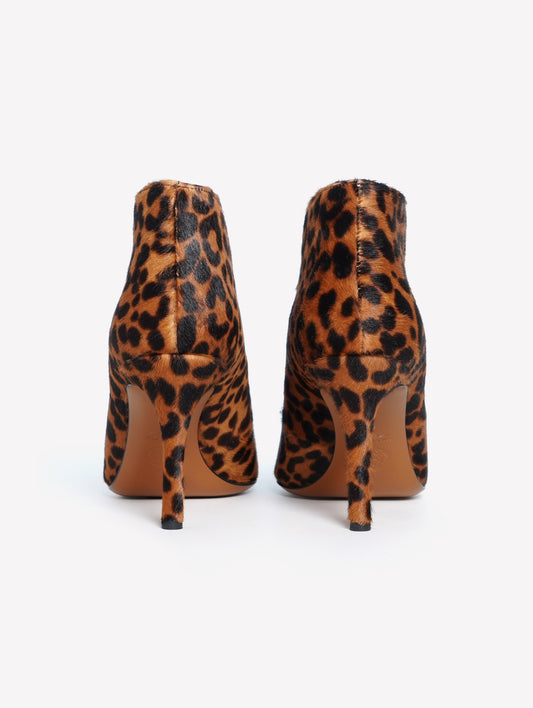 DÉCOLLETÉ IN CAVALLINO LEOPARDATO CON TACCO A SPILLO BARIA - Leopard | Roberto Festa