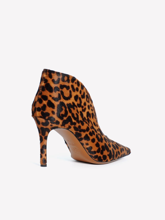 DÉCOLLETÉ IN CAVALLINO LEOPARDATO CON TACCO A SPILLO BARIA - Leopard | Roberto Festa