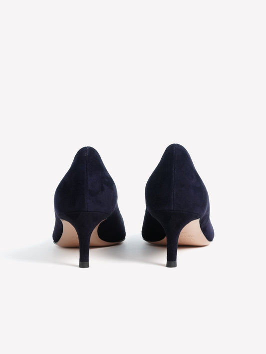 DECOLLETE' IN CAMOSCIO BLU NAVY CERERE - blu | Roberto Festa