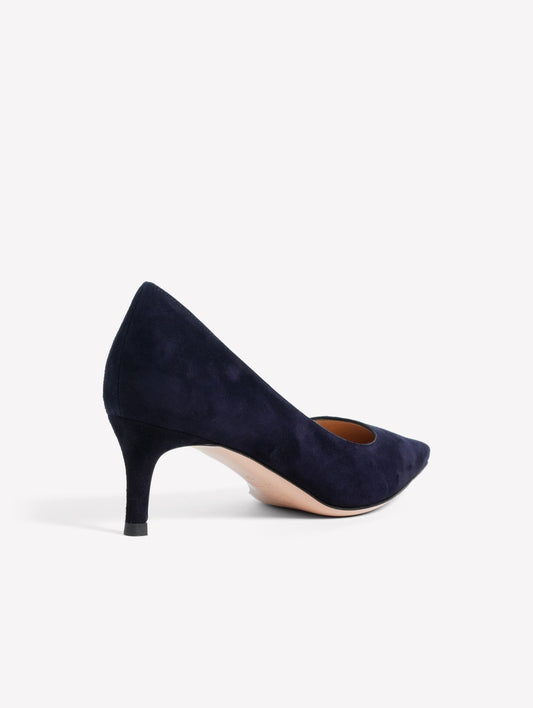 DECOLLETE' IN CAMOSCIO BLU NAVY CERERE - blu | Roberto Festa