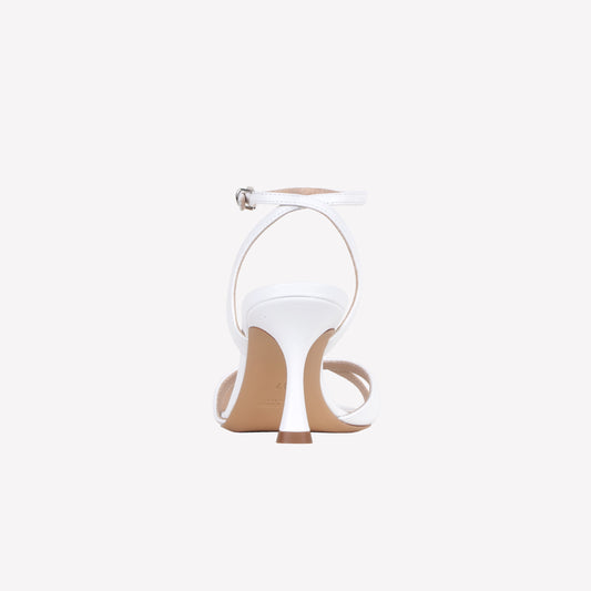 sandalo con cinturino alla caviglia in softy bianco donna - Bianco | Roberto Festa