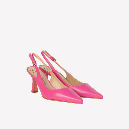 slingback in nappa barbie frans - Rosa | Roberto Festa