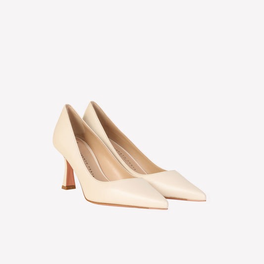 decollete in nappa offwhite kate - Bianco | Roberto Festa