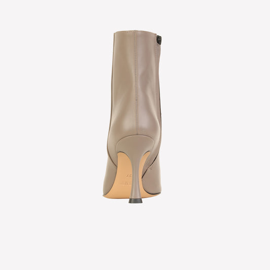 STIVALETTO CON STILETTO IN VITELLO GRIGIO STONE LUISA - Grigio | Roberto Festa