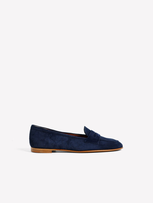MOCASSINO IN CROSTA BLU NAVY MINERVA - Scarpe | Roberto Festa
