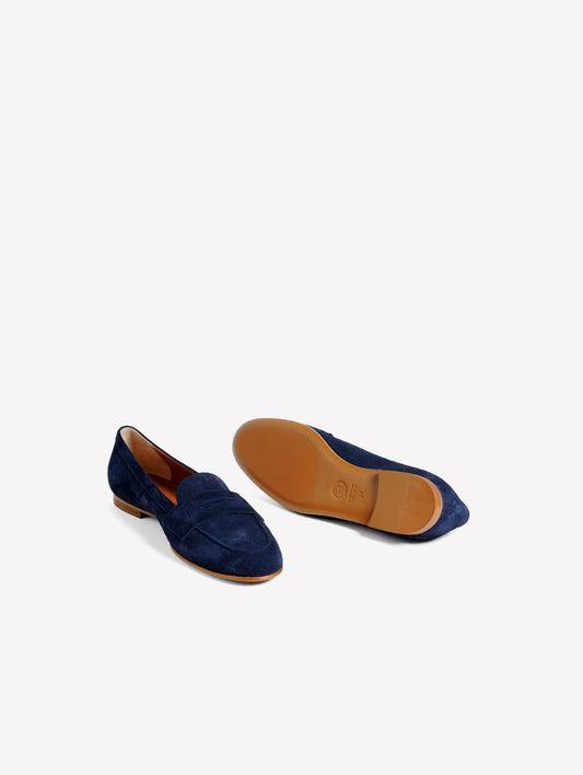MOCASSINO IN CROSTA BLU NAVY MINERVA - blu | Roberto Festa