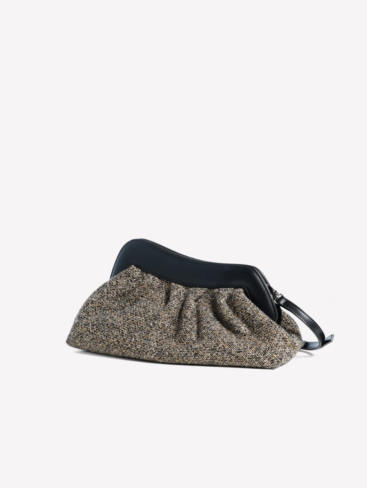 POUCH IN TWEED GRIGIO NAYARA - Grigio | Roberto Festa