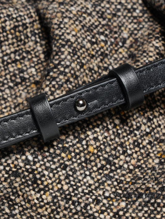POUCH IN TWEED GRIGIO NAYARA - Grigio | Roberto Festa