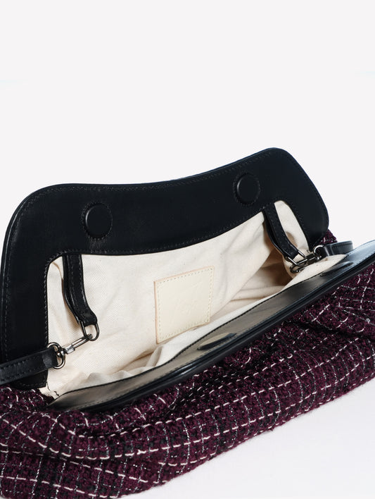 POUCH IN TWEED TRICOLORE NAYARA - Multicolor | Roberto Festa