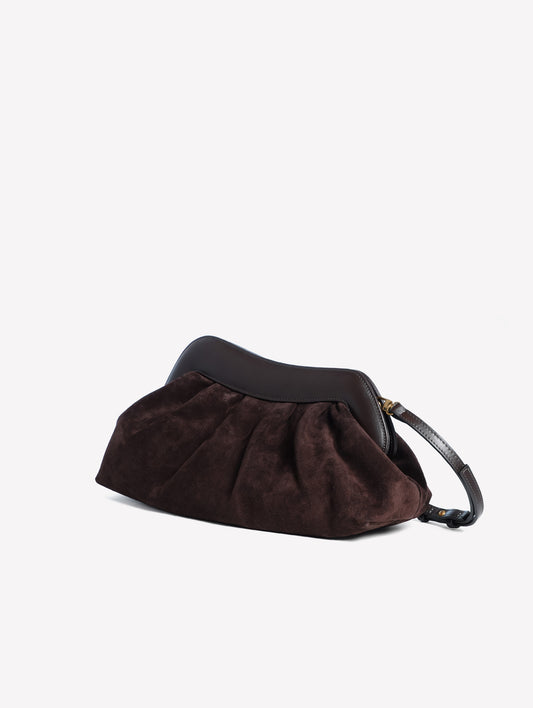 POUCH IN CAMOSCIO TESTA DI MORO NAYARA - Marrone | Roberto Festa
