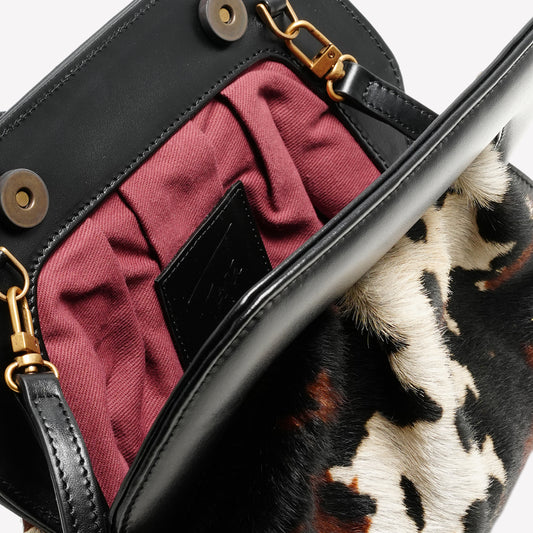 BORSA POUCH IN CAVALLINO TRICOLORE OFELIA - Multicolor | Roberto Festa