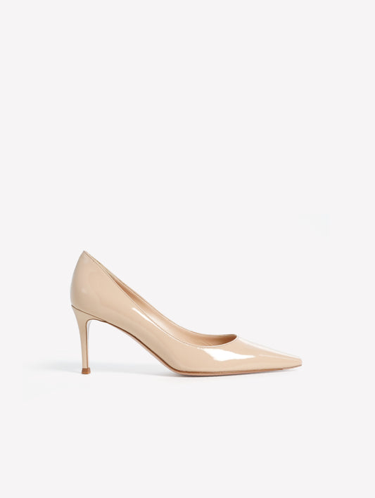 DECOLLETE' IN VERNICE NUDE CON TACCO MEDIO TIRSA - Scarpe Donna: Calzature eleganti