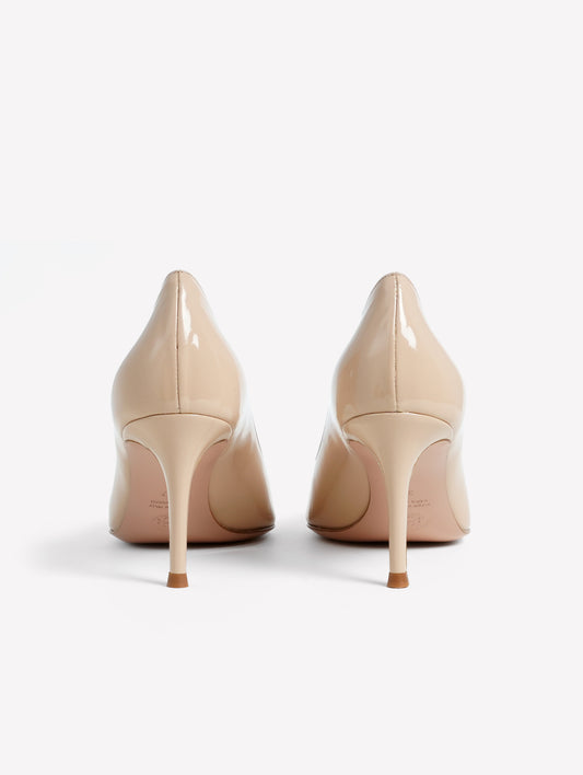 DECOLLETE' IN VERNICE NUDE CON TACCO MEDIO TIRSA - Beige | Roberto Festa