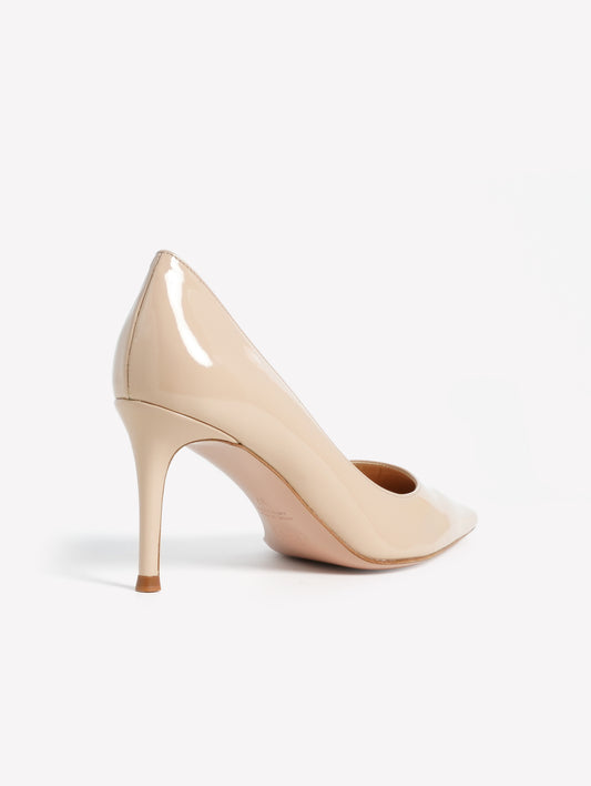 DECOLLETE' IN VERNICE NUDE CON TACCO MEDIO TIRSA - Beige | Roberto Festa