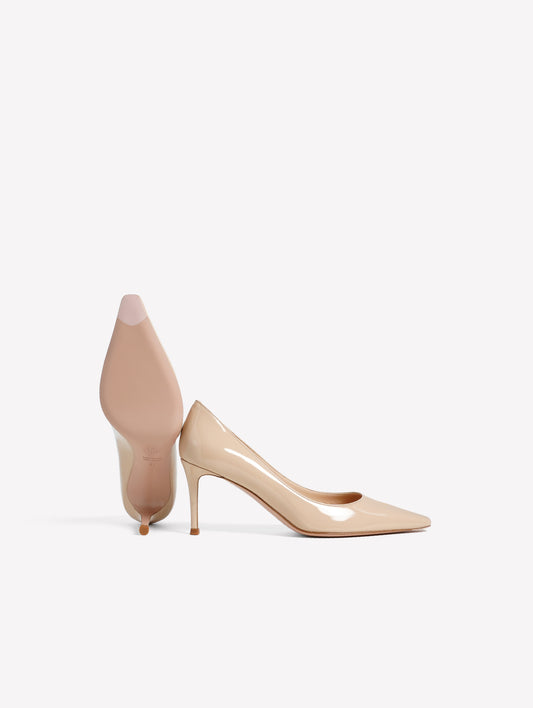 DECOLLETE' IN VERNICE NUDE CON TACCO MEDIO TIRSA - Beige | Roberto Festa