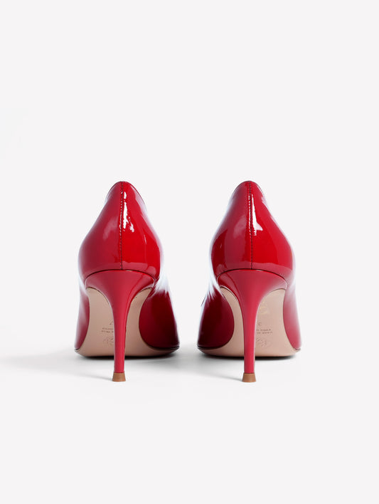 DECOLLETE' IN VERNICE ROSSA CON TACCO MEDIO TIRSA - Rosso | Roberto Festa