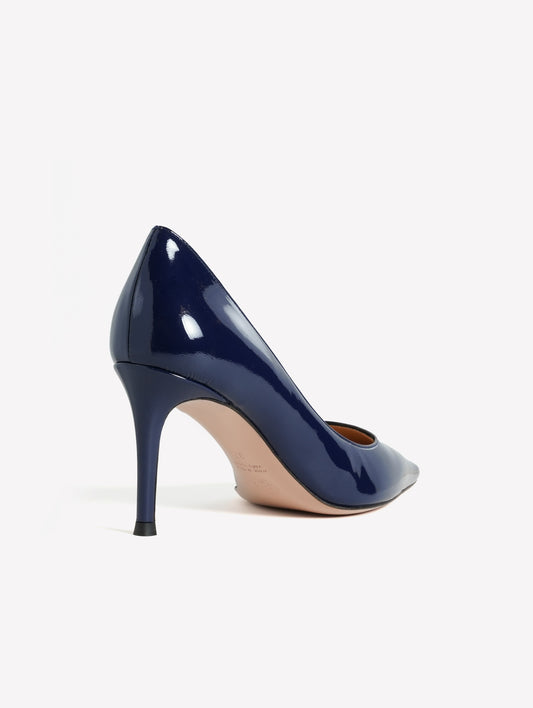 DECOLLETE' IN VERNICE BLU CON TACCO MEDIO TIRSA - Blu | Roberto Festa