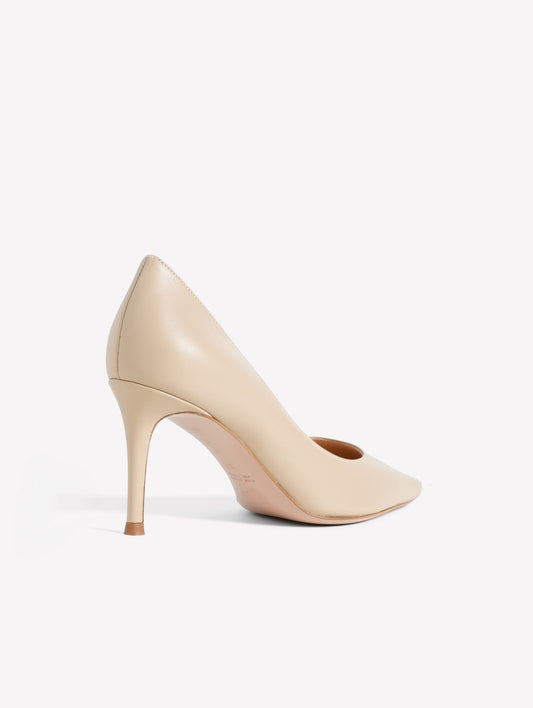 DECOLLETE' IN NAPPA NUDE CON TACCO MEDIO TIRSA - Beige | Roberto Festa