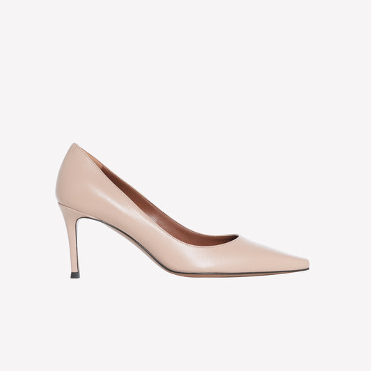PUMP IN VITELLO NUDE CON TACCO ALTO TIRSA - Beige | Roberto Festa