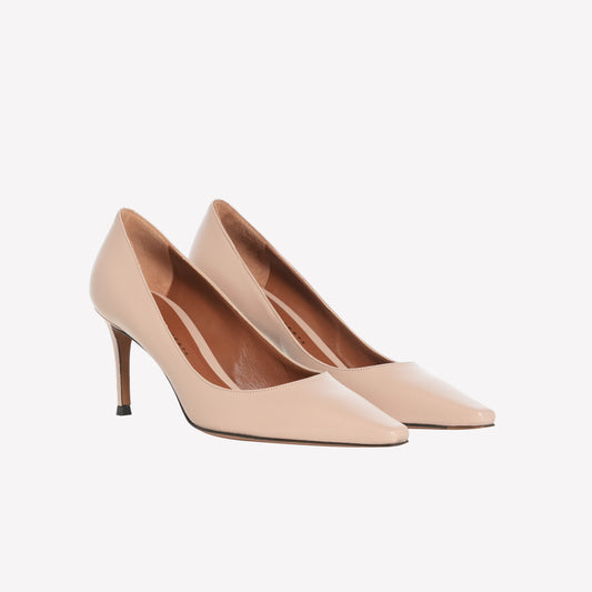 PUMP IN VITELLO NUDE CON TACCO ALTO TIRSA - Beige | Roberto Festa