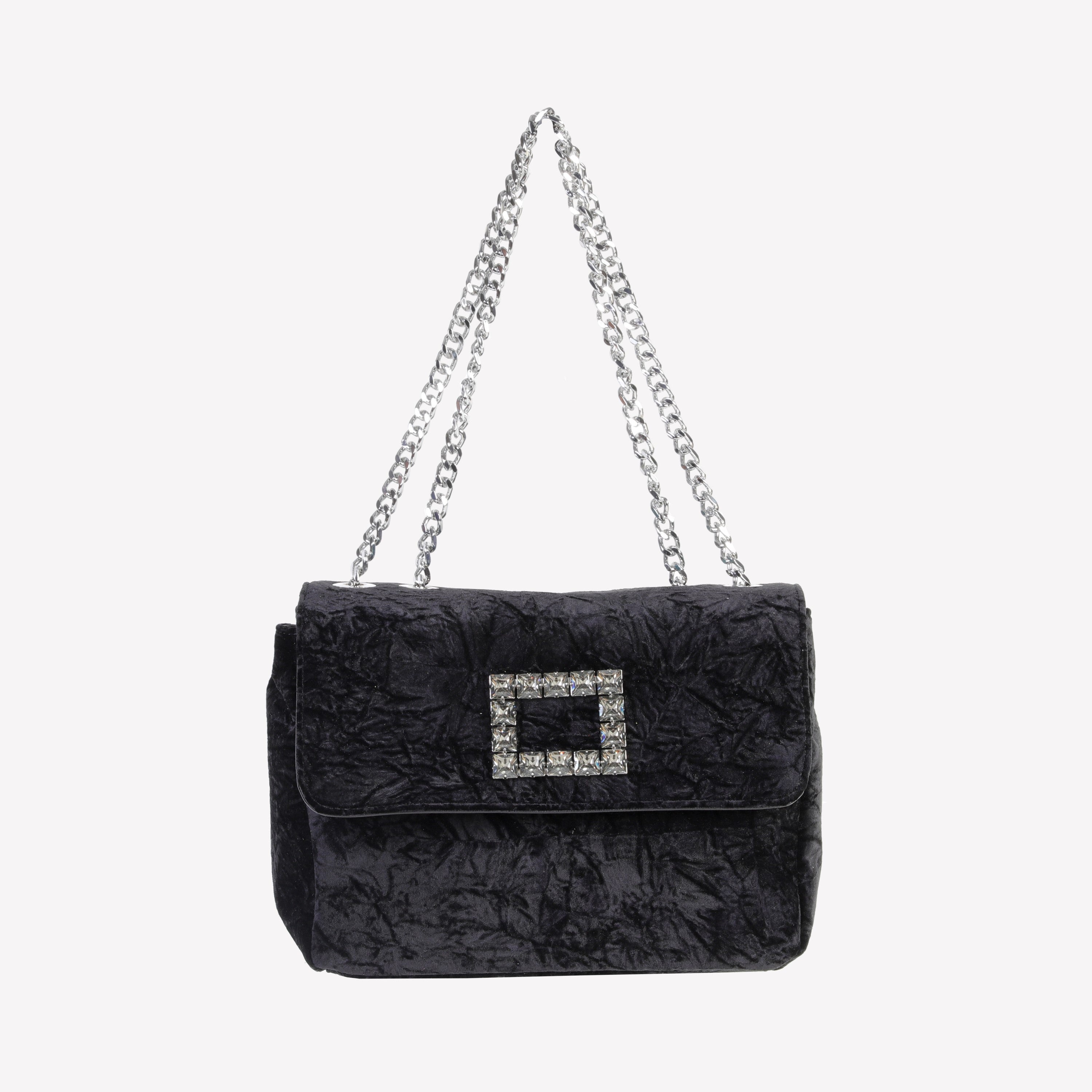 Borsa on sale velluto nero