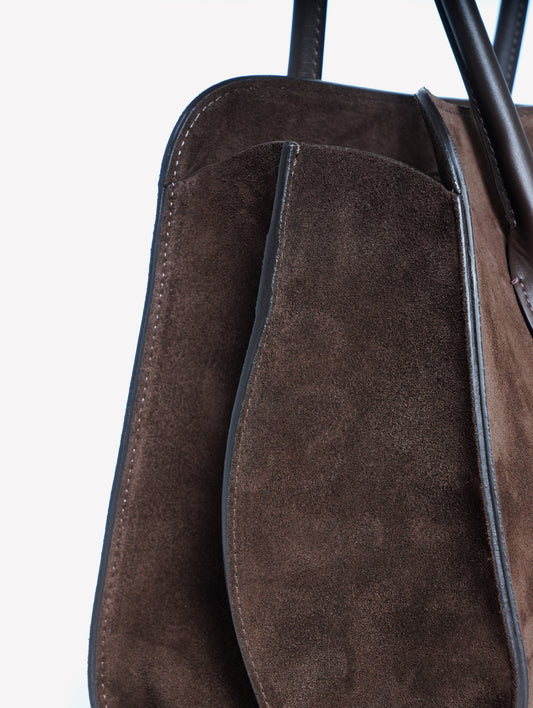 BORSA A SPALLA IN CAMOSCIO TESTA DI MORO ZETA - Marrone | Roberto Festa