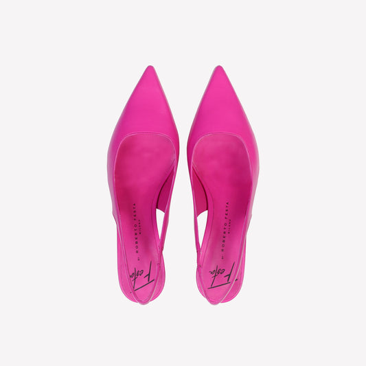 slingback in nappa barbie arabel - Rosa | Roberto Festa