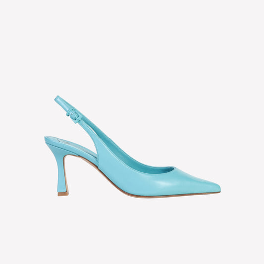 slingback in nappa turquoise frans - Azzurro | Roberto Festa