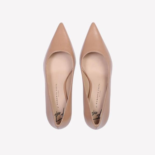 decollete in nappa nude kate - Beige | Roberto Festa